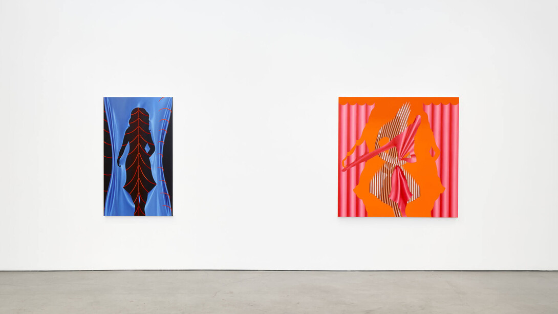 Installation view, Sascha Braunig, Poseuse, 2023. Courtesy of François Ghebaly, Los Angeles, CA 