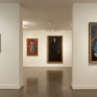 William J. Glackens, Exhibition view. Courtesy of NSU Art Museum