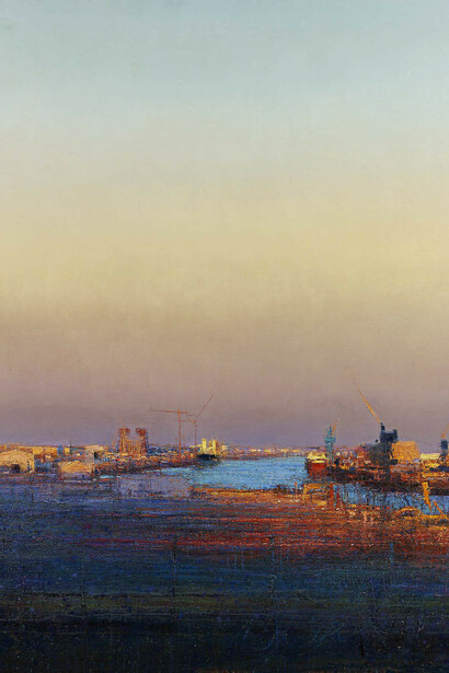 Andrew Gifford, The Tyne at Wallsend, 2