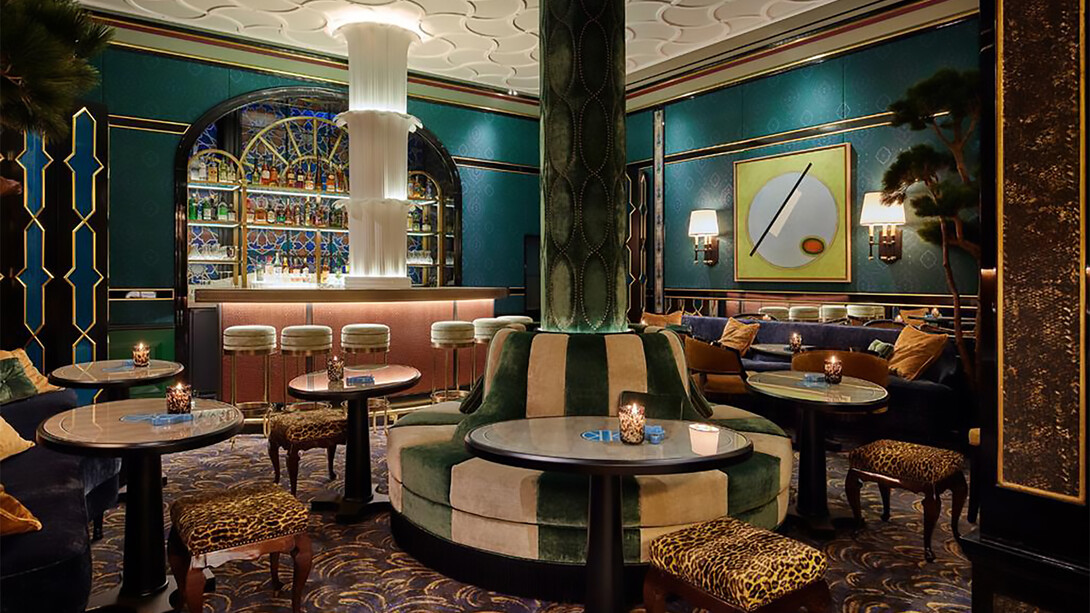 The cocktail bar, Caviar Kaspia London, United Kingdom