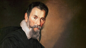 Bernardo Strozzi, Retrato del compositor Claudio Monteverdi (detalle)