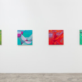 Installation View of ETHAN GILL: New Paintings. Courtesy of Luis De Jesus Los Angeles. Photo by
Michael Underwood.