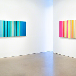 Tim Bavington, Exhibition view. Courtesy of Morgan Lehman Gallery