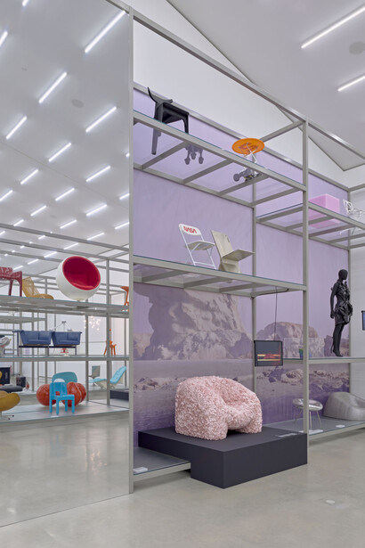 Various artists, Science fiction design. From space age to metaverse, exhibition view. Courtesy of Vitra Design Museum