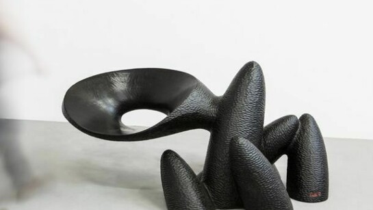 Wendell Castle, Wind Cries, 2013, Stained Ash with Oil finish, H83 L176 W106 cm, unique