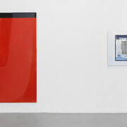 Ron Gorchov, Erik Lindman and Nathlie Provosty. Courtesy of Ribordy Contemporary