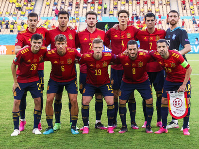 Selección de fútbol de España convocada para disputar la Eurocopa de 2020, que se disputa del 11 de junio al 11 de julio de 2021