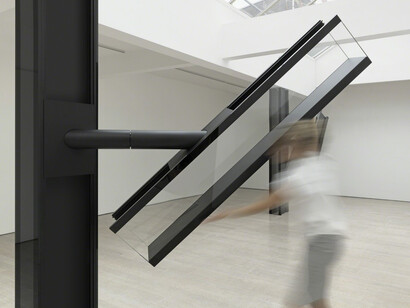 Sarah Oppenheimer, Exhibition view. Courtesy of Annely Juda Fine Art