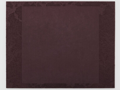 Chung Chang-Sup, “Meditation 23801” 2003. Tak fiber on canvas / Fibre de mûrier sur toile. 181,8 x 227,3 cm / 71 1/2 x 89 1/2 inches