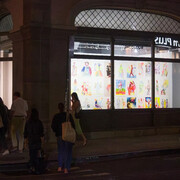Alessandro Pessoli, NY window, exhibition view. Courtesy of Anton Kern Gallery