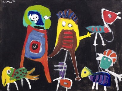 Karel Appel. Courtesy of Musée d'Art moderne de la Ville de Paris