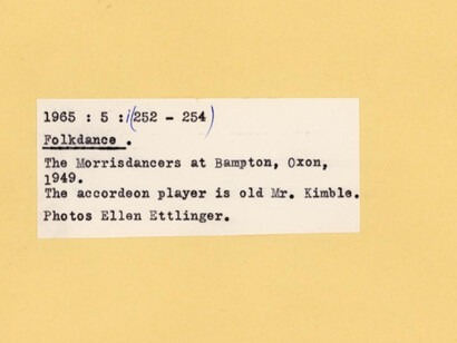 Ellen Ettlinger. Courtesy of Pitt Rivers Museum