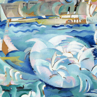Alice Bailly, Rade de Genève ou Vol de mouettes, 1915. Mit freundlicher genehmigung des Kunsthauses Zürich
