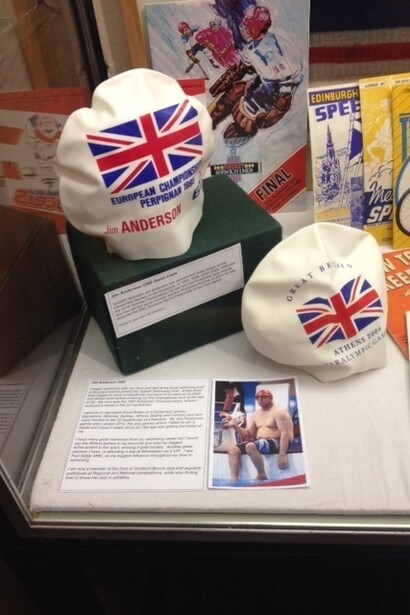 Jim Anderson, European Championships swimming cap