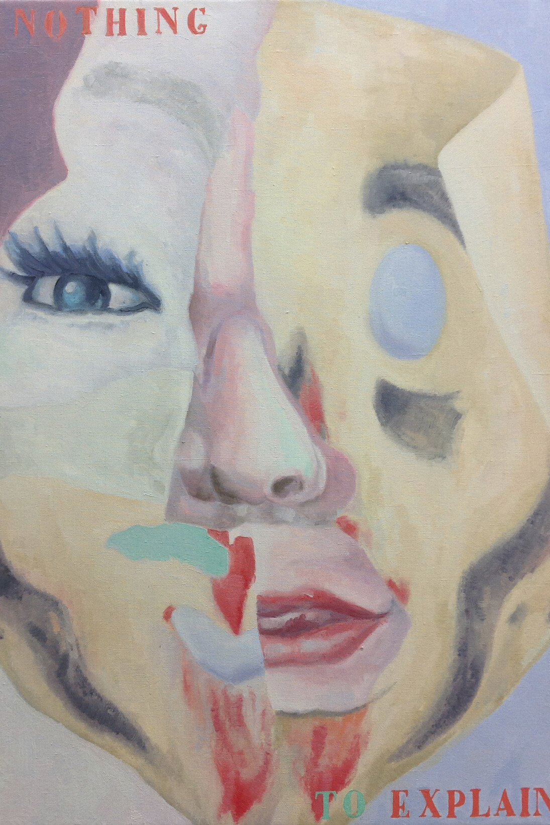 Chema Cobo, Nothing to explain, 2017, Óleo sobre lienzo, 81 x 65 cm. Courtesy of Miguel Marcos gallery