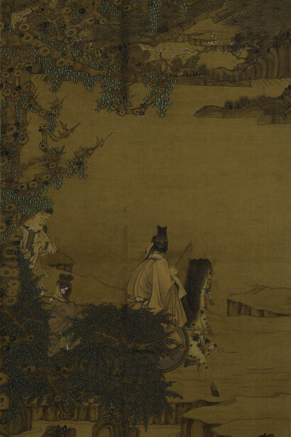 Chen Hongshou, Searching for plums, Ming (1368-1644). Courtesy of Shanghai Museum