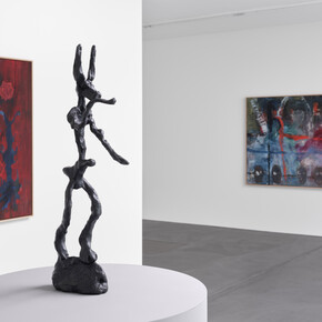 Barry Flanagan und Ursula Reuter Christiansen, Fable and form, ausstellungsansicht. Mit freundlicher genehmigung von Von Bartha. Foto von Philipp Hänger / von Bartha