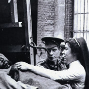 Unknown, Injured Sikh Soldier in Europe during World War I, not dated. Facsimile photograph. The Khanuja Family.
