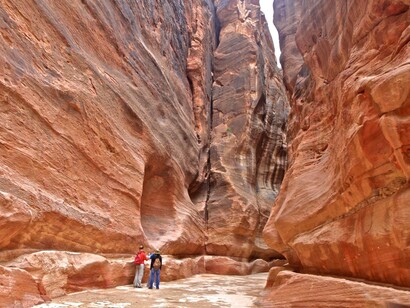 Petra, Jordania. El siq