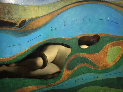 Max Ernst (1891-1976), Le jardin de la France, 1962. Le génie créateur de cet artiste libre et incomparable nous laisse émerveillés devant ses tableaux et ses sculptures visionnaires