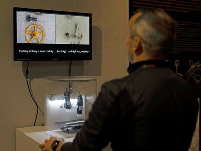 Big bang! The birth of the first czechoslovak wristwatches, exhibition view. Courtesy of Národní technické muzeum