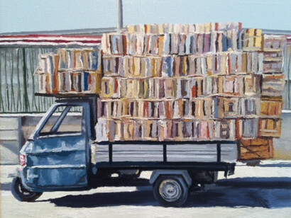 Andrea Di Marco, Ape giugno, 2012, olio su tela