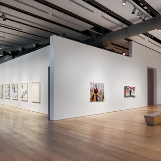 Hangama Amiri, Parting/فراق, exhibition view. Courtesy of T293