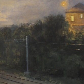 Maeve McCarthy, Other side of the tracks (detail). Courtesy of Molesworth Gallery