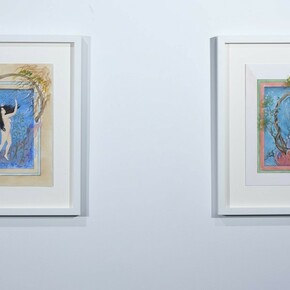 Hiba Schahbaz. Self Portraits, Exhibition view. Courtesy of Project For Empty Space