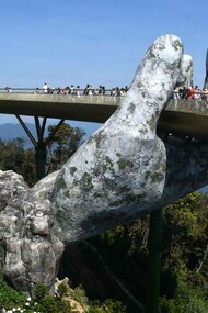 Vietnam's "golden bridge" in Ba Na Hills
