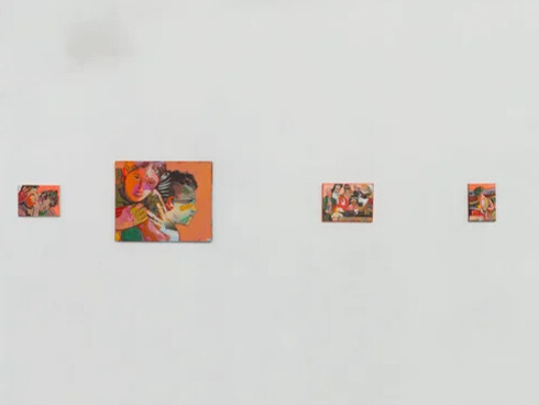 Tschiegg, Colors of love, exhibition view. Courtesy of Verduyn Gallery