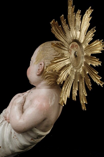 "Niño Jesús", escultura, Giuseppe Sanmartino, siglo XVIII