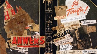 Kurt Schwitters, "It's terrific!", collage, 1944