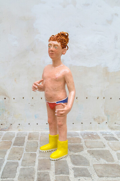 Marina Le Gall & Agathe Brahami-Ferron. Courtesy of Antonine Catzéflis Gallery