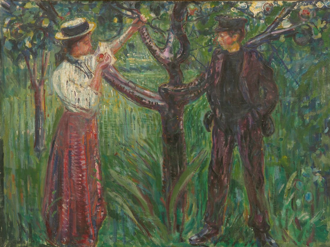 Eduard Munch. Adán y Eva