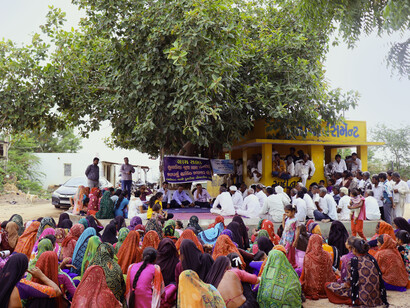 Democracy is not about consulting 'stakeholders' but about everyone holding power and rights © Kunariya Panchayat