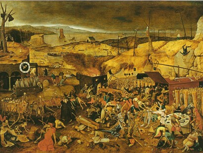Cópia de 1628 do «Triunfo da morte» de Pieter Bruegel