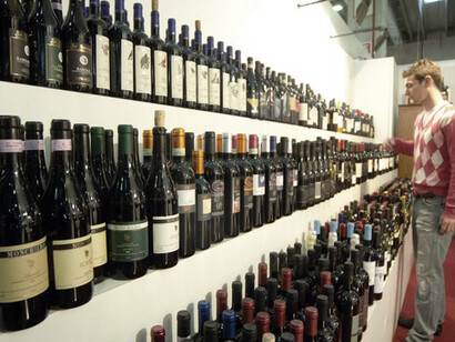 Vini in esposizione
