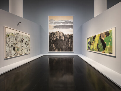 Still waters run deep, exhibition view. Courtesy of Tsinghua University Art Museum