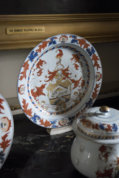 Houghton Hall, Marble Parlour, detail 02. Photo by James Merrell