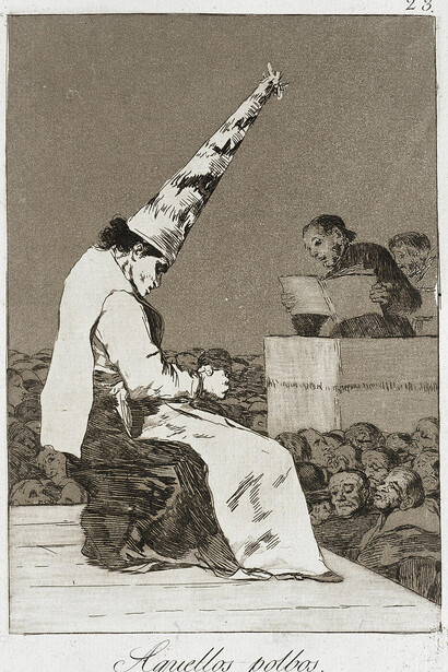 Francisco de Goya, Capricho № 23: Aquellos polvos (1799)