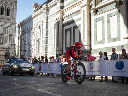 "Purito" Rodríguez por las calles de Florencia