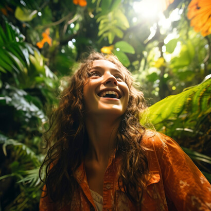 Aproveitar a natureza. Quando estamos em contato com a natureza, a nossa pressão arterial diminui, nosso estresse diminui e nos sentimos relaxados e livres de preocupação