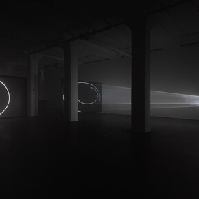 Anthony McCall, Solid light, 1973, 2020, 2026, exhibition view. Courtesy of Sean Kelly 