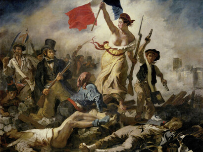Eugène Delacroix- La Libertad guiando al pueblo