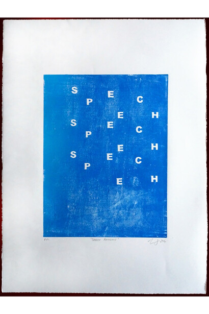 Tim Etchells, Speech Pattern, 2014, Courtesy of the artist and Vitrine, London