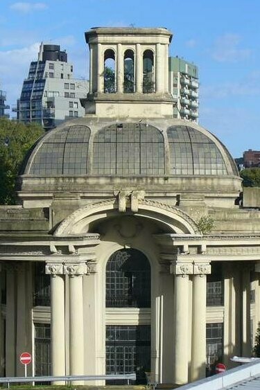 The Italian Pavilion, designed by Virginio Colombo for the Centennial Exposition of 1910, located in Palermo, Buenos Aires, Argentina