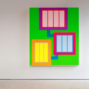 Peter Halley. Courtesy of Maruani Mercier