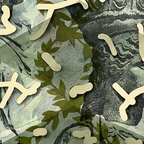 Rachel Livedalen, Cascading (detail). Courtesy of Erin Cluley Gallery 