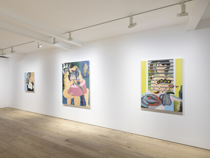 View of the exhibition “We Used to be Fish” at Perrotin Seoul © Courtesy of the artist & Perrotin